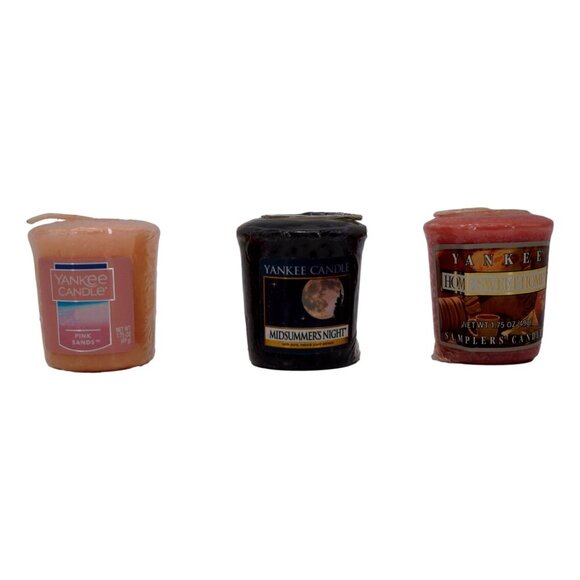 Yankee Candles (Pink Sands, Midsummer's Night, Home Sweet Home), 1.75 oz (each), - Picture 2 of 3